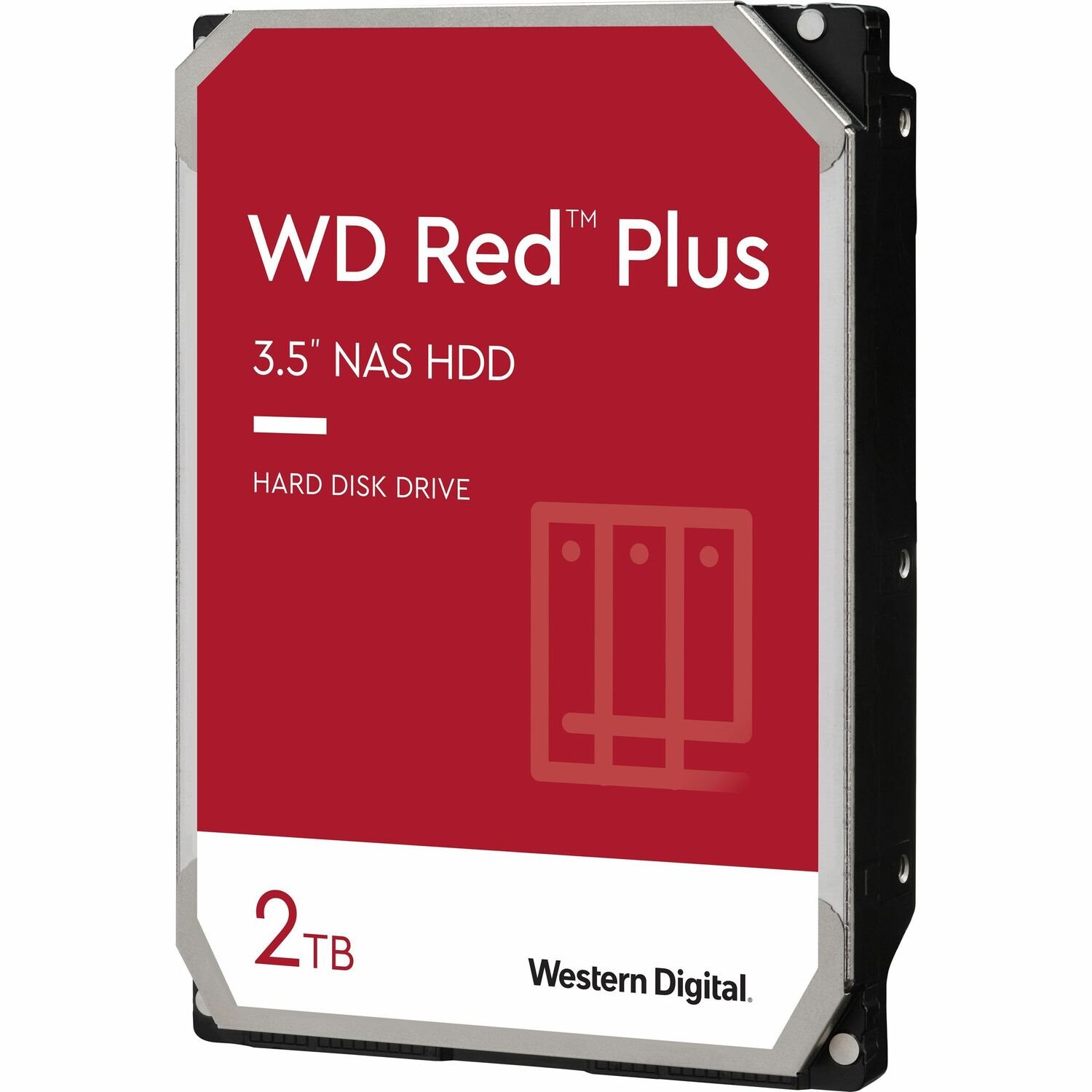 WD Red Plus WD20EFPX 2 TB Hard Drive - 3.5" Internal - SATA (SATA/600)