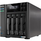 Asustor Lockerstor 4 Gen2 - AS6704T | 4-Bay NAS, Quad-Core 2.0GHz Processor, 4 M.2 NVMe Slots (PCIe 3.0), Dual 2.5GbE, Expandable to 10GbE, 4GB DDR4 RAM, (No Drive)