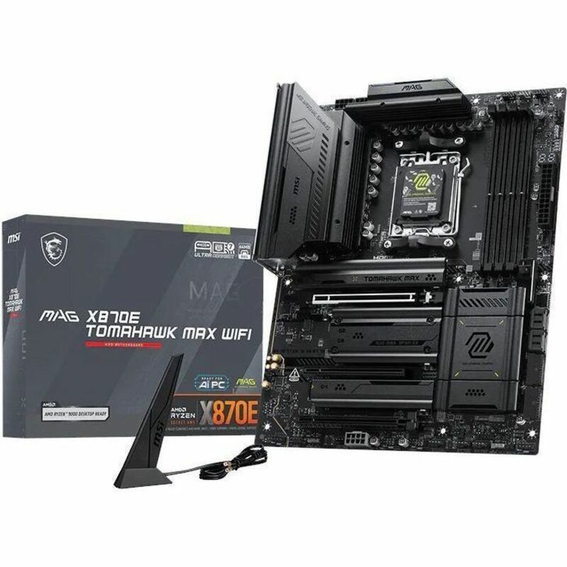 MSI MAG X870E TOMAHAWK MAX WIFI Gaming Desktop Motherboard - AMD X870E Chipset - Socket AM5 - ATX