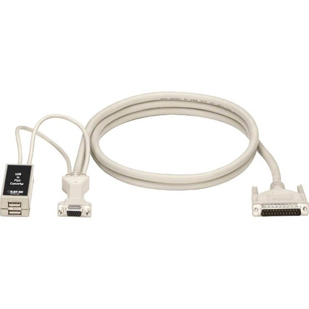 Black Box KVM User Cable - DB25, VGA, USB, 1-ft. (0.3-m)