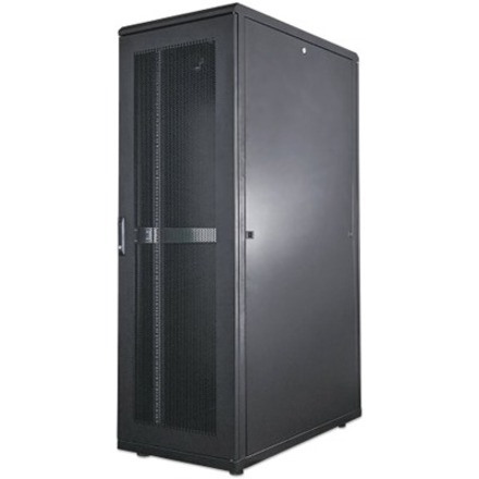 Network Cabinet, Free Standing (Standard), 42U, 1000mm Deep (800mm Wide), Black, Flatpack, Max 1500kg, Server Rack, IP20 rated, 19" , Steel, Multi-Point Door Lock, One Lock Per Side Panel, Three Year Warranty