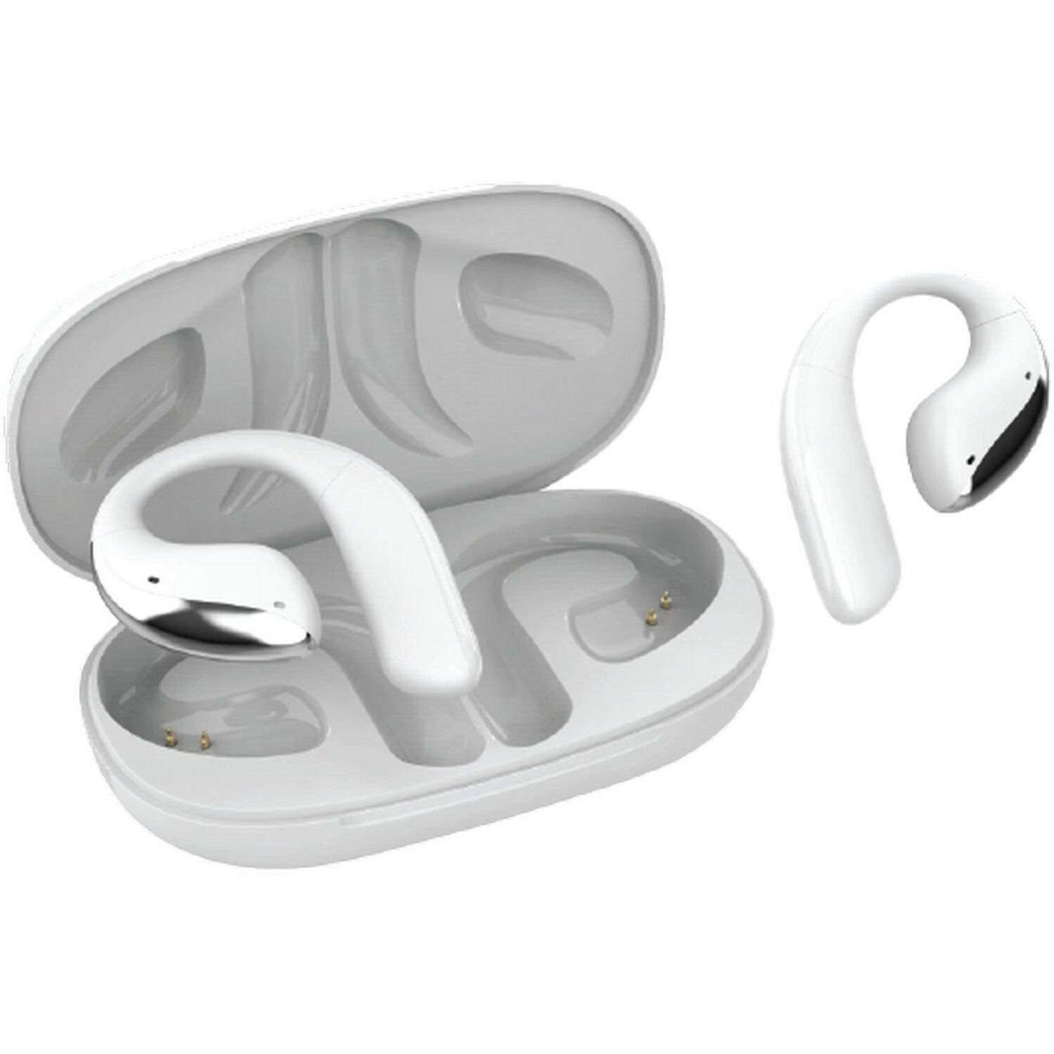 Adesso XTREAM T6 Open-Ear Bluetooth Earbuds with Touch Screen Charging Case