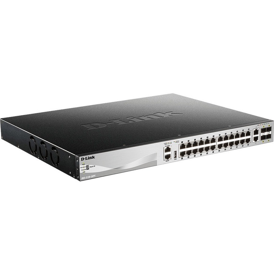 D-Link DGS-3130 DGS-3130-30PS 26 Anschl&uuml;sse Verwaltbar Ethernet-Switch - Gigabit-Ethernet, 10 Gigabit Ethernet - 1000Base-T, 10GBase-T, 10GBase-X