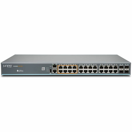 Juniper EX2300 EX2300-24MP 24 Ports Manageable Ethernet Switch - Gigabit Ethernet, 2.5 Gigabit Ethernet, 10 Gigabit Ethernet - 10/100/1000Base-T, 2.5GBase-T, 10GBase-X