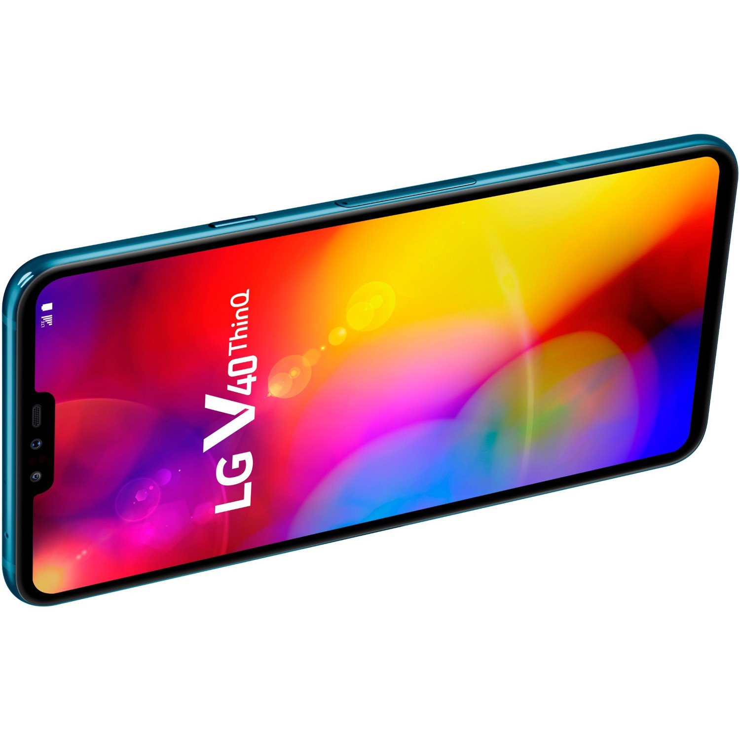 LG V40 ThinQ LMV405EBW 128 GB Smartphone - 6.4" P-OLED QHD+ 3120 x 1440 - Kryo 385 GoldQuad-core (4 Core) 2.70 GHz + Kryo 385 Silver Quad-core (4 Core) 1.70 GHz - 6 GB RAM - Android 8.1 Oreo - 4G - Moroccan Blue