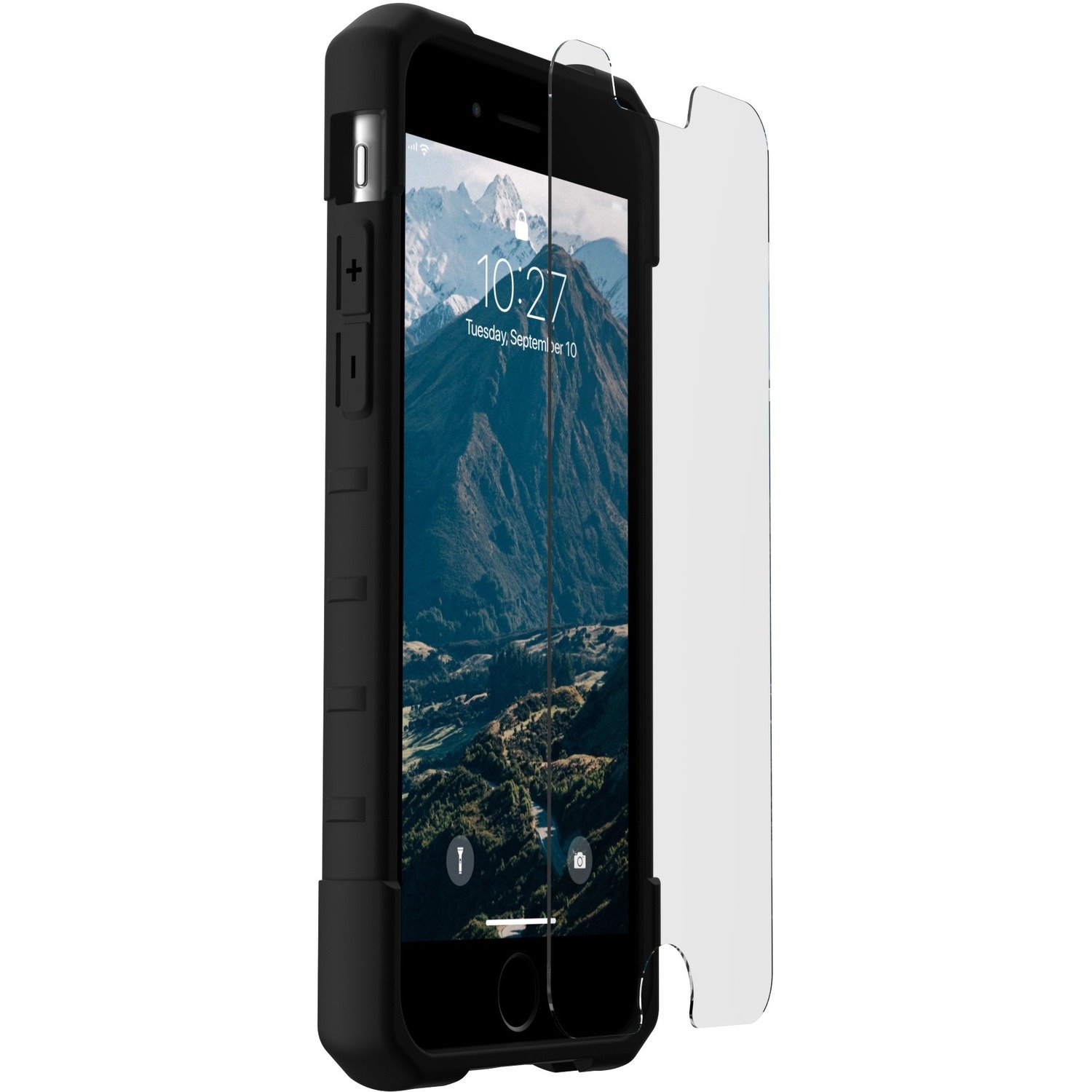Urban Armor Gear Glass 9H Glass Screen Protector for iPhone SE 2022 - Ultra Clear