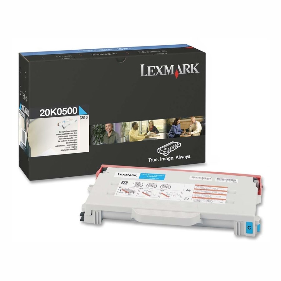 Lexmark 20K0500 Original Laser Toner Cartridge - Cyan Pack