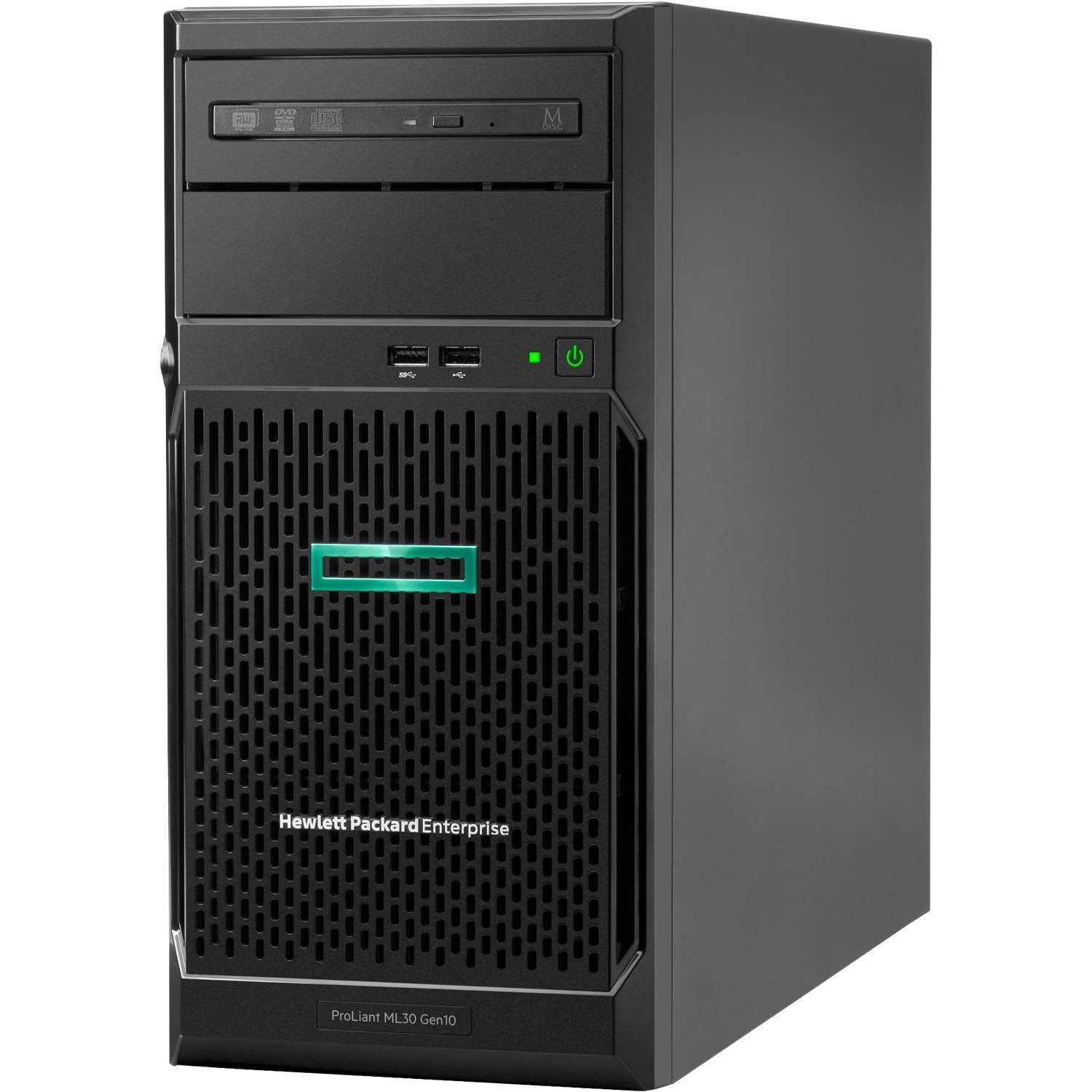 HPE ProLiant ML30 G10 4U Tower Server - 1 Xeon E-2134 3.50 GHz - 16 GB RAM - Serial ATA/600 Controller