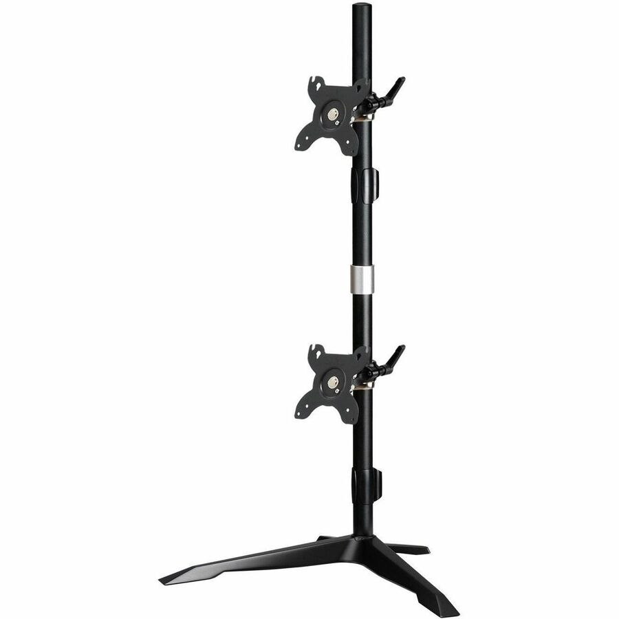 Amer Mounts Dual Monitor Stand Vertical Mount Max 32" Display
