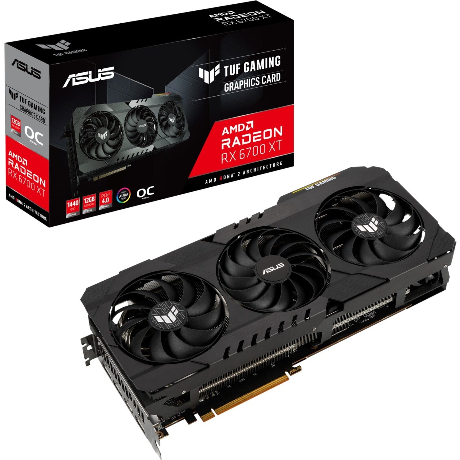 TUF AMD Radeon RX 6700 XT Graphic Card - 12 GB GDDR6