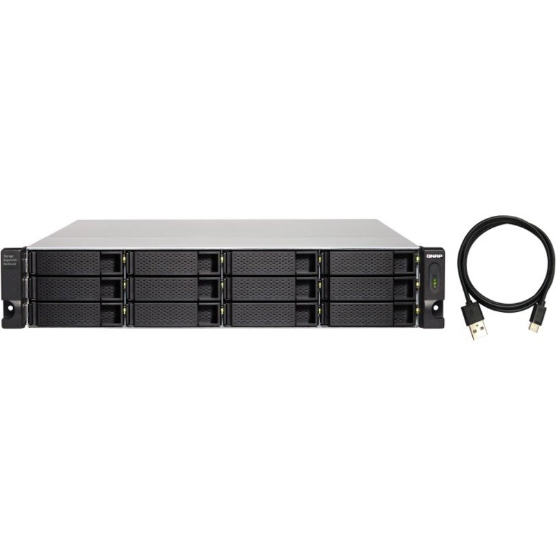 QNAP Drive Enclosure - USB 3.1 (Gen 2) Type C Host Interface - 2U Rack-mountable