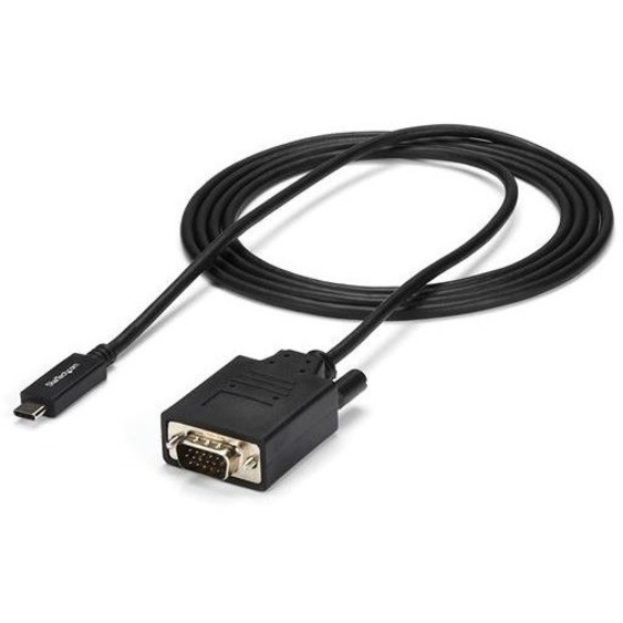 STARTECH.COM 2M USB-C TO VGA CABLE, 1080P, 3YR