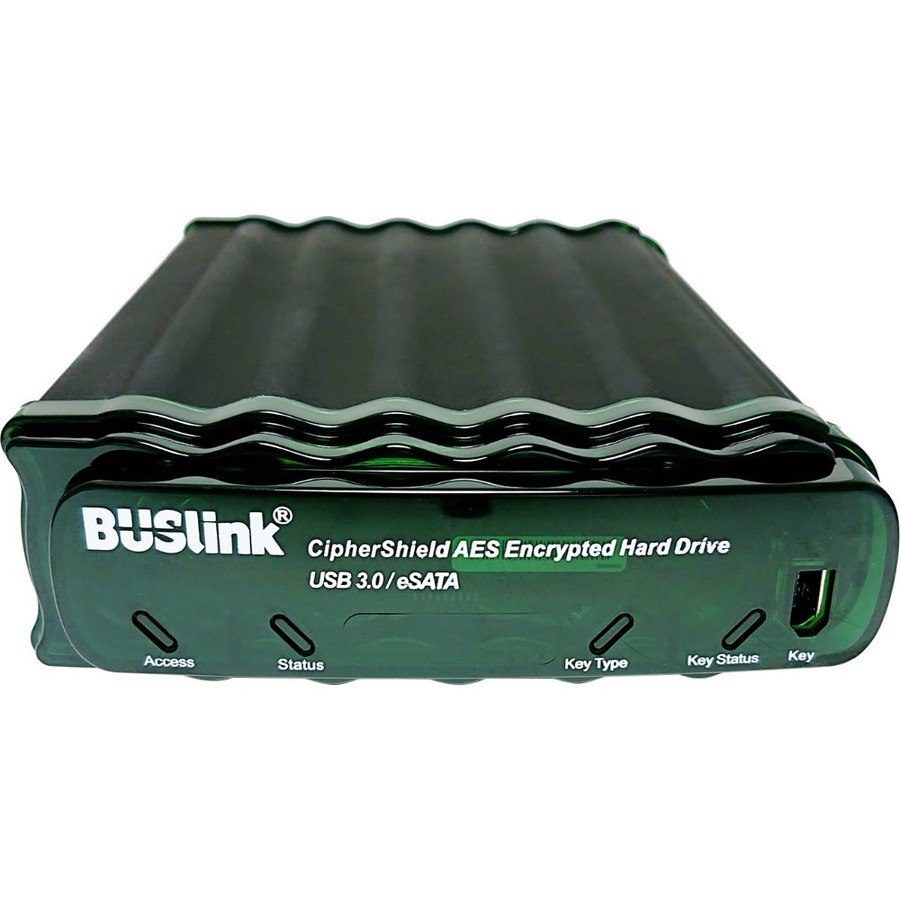 Buslink Media 18TB CipherShield Usb-C 3.2 Gen 2/eSATA 256-Bit Aes Fips 140-2 Level 2 Hipaa Encrypted Hard Drive