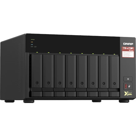 QNAP TS-873A-8G 8 x Total Bays SAN/NAS Storage System - 5 GB Flash Memory Capacity - AMD Ryzen V1500B Quad-core (4 Core) 2.20 GHz - 8 GB RAM - DDR4 SDRAM Tower