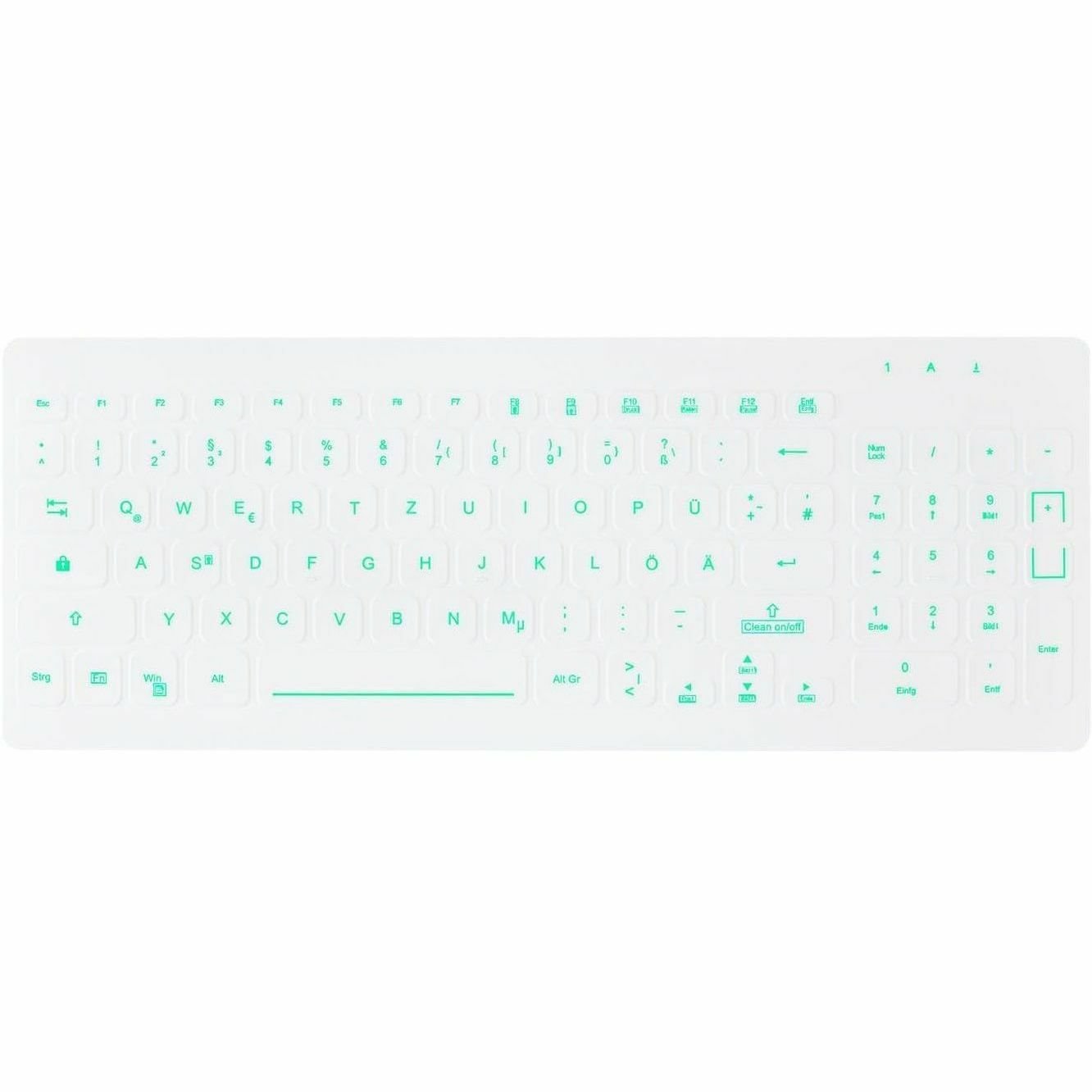 Active Key Keyboard - Cable Connectivity - USB 1.1 Interface