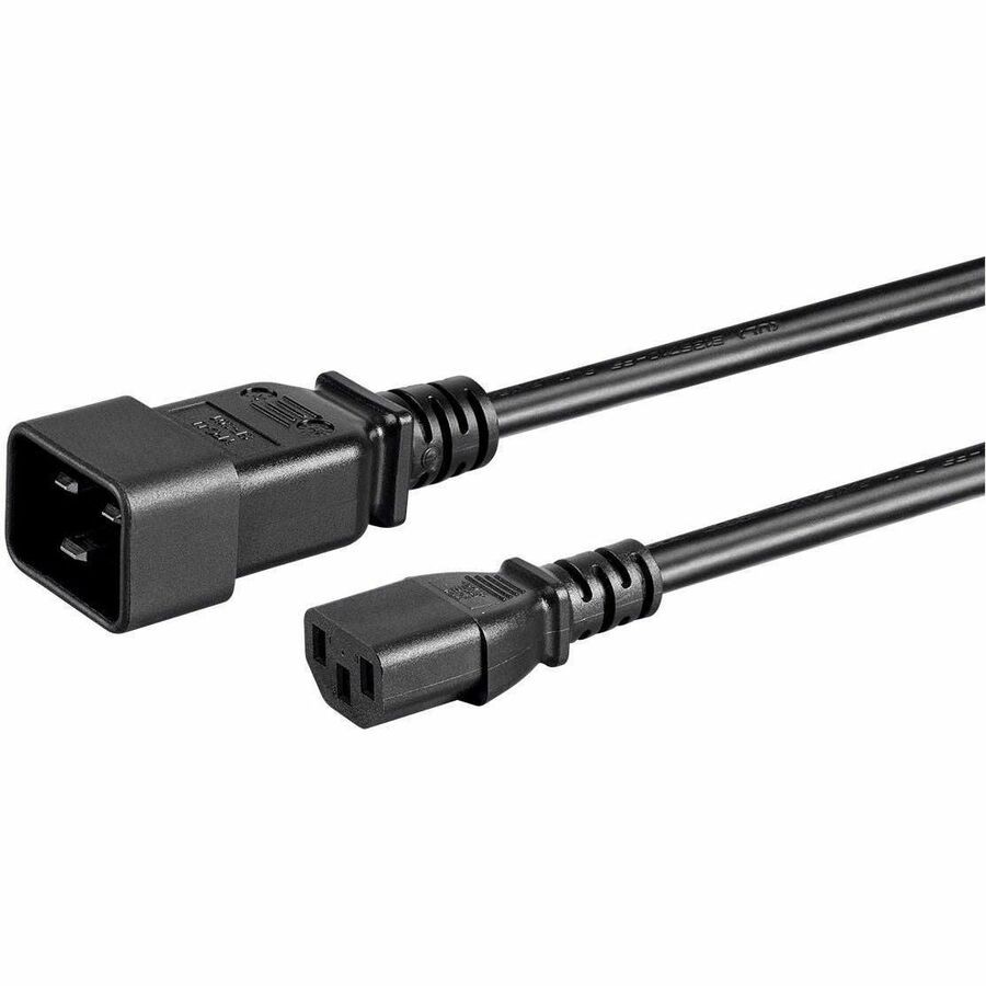 Monoprice Power Cord - Iec 60320 C20 To Iec 60320 C13, 14Awg, 15A/1875W, 3-Prong