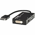 Eaton Tripp Lite Series DisplayPort to VGA/DVI/HDMI All-in-One Converter Adapter, DP ver 1.2, 4K 30 Hz HDMI