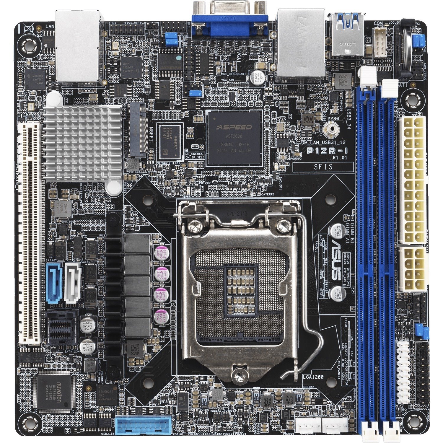 Asus P12R-I ASMB10 Server Motherboard - Intel C252 Chipset - Socket LGA-1200 - Micro ATX