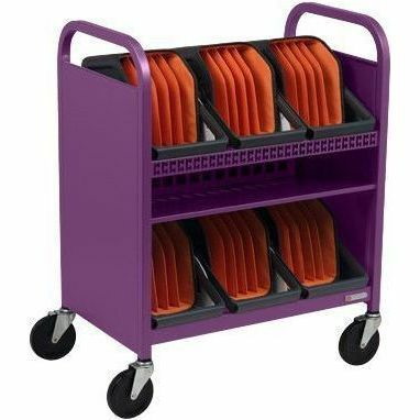 Bretford CUBE Transport Cart with Caddies - TVCT30CAD