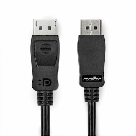 Rocstor Premium DisplayPort 1.2 Cable - 4k@60Hz