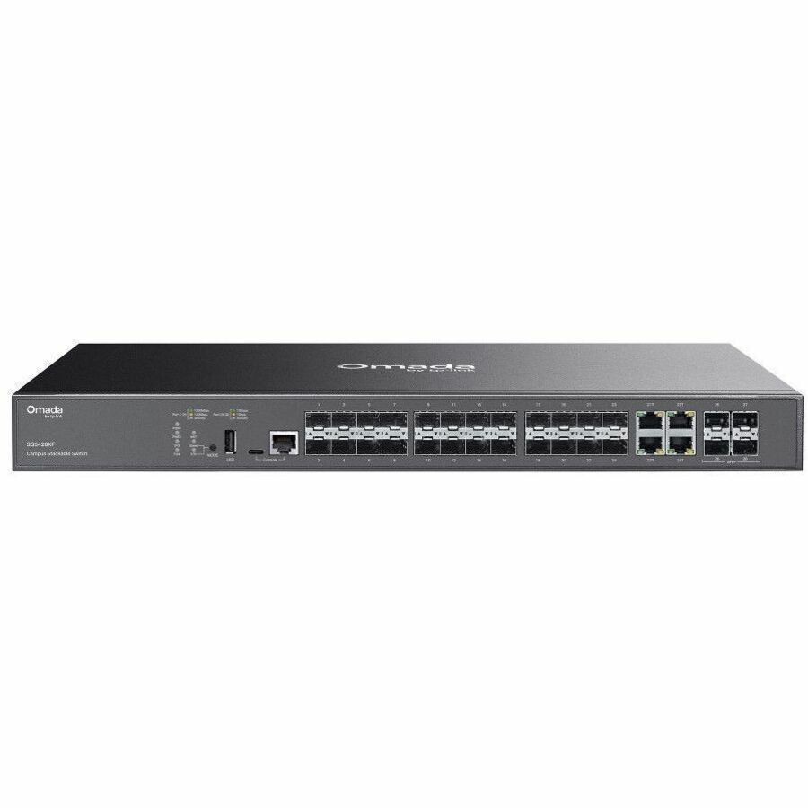 Omada SG5428XF 24 Ports Manageable Ethernet Switch - Gigabit Ethernet, 10 Gigabit Ethernet - 10/100/1000Base-T, 10GBase-X
