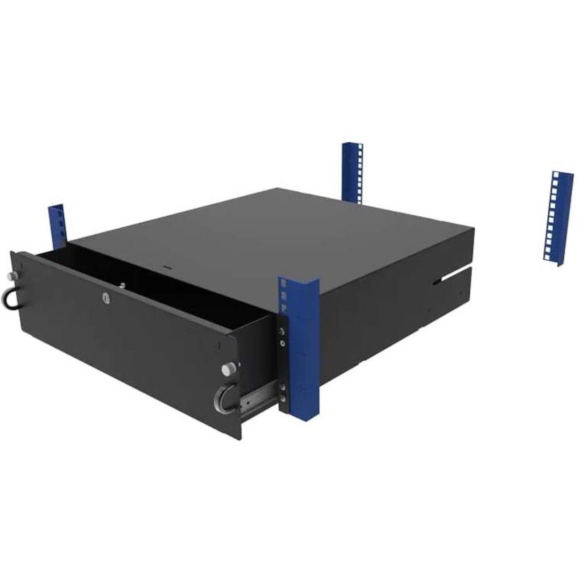 Rack Solutions 3U Lockable Rackmount Drawers 18in (D)