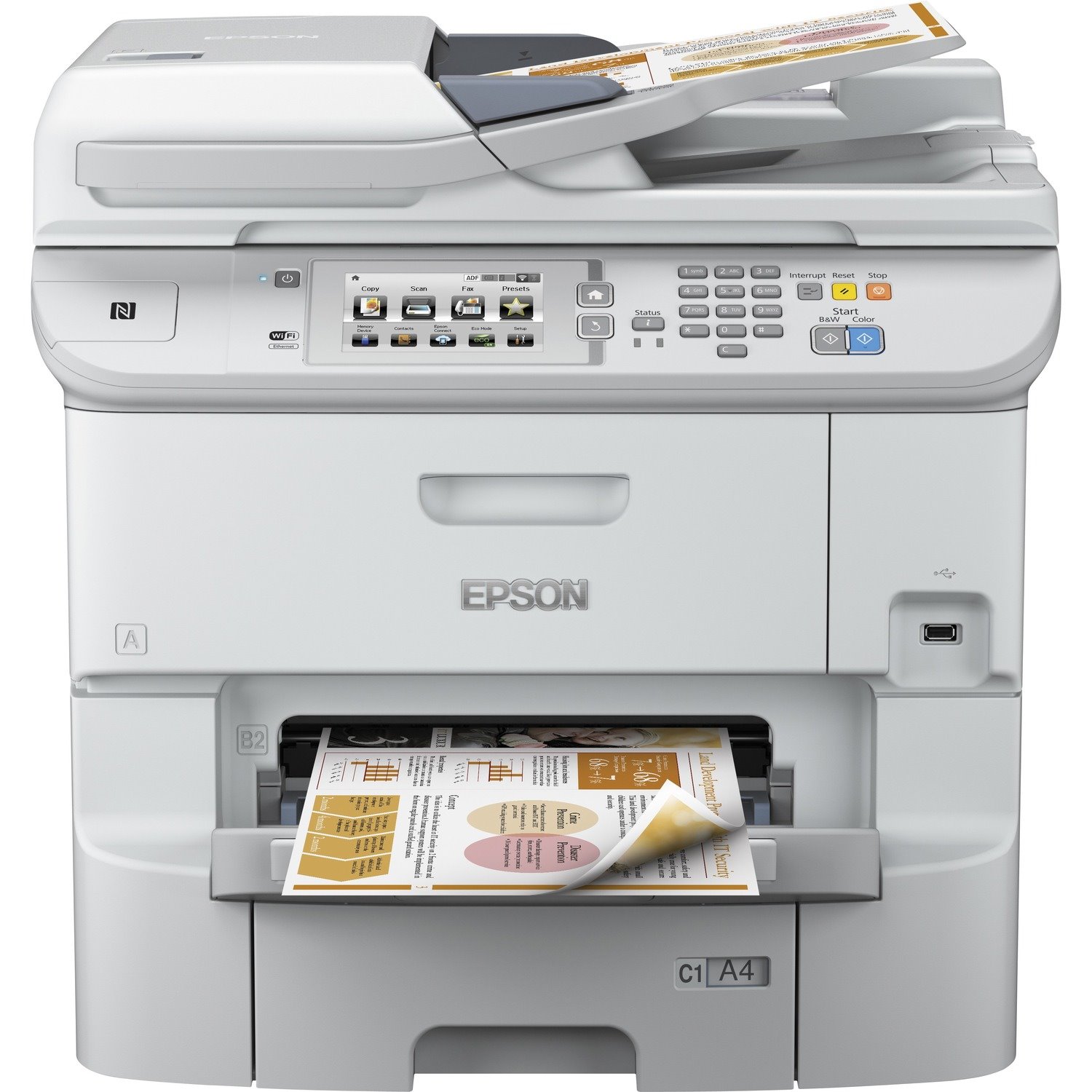 Epson WorkForce Pro WF-6590DTWFC Wireless Inkjet Multifunction Printer - Colour