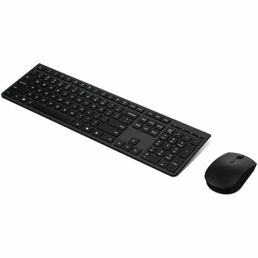 Lenovo Professional Wireless Rechargeable Keyboard And Mouse Combo Ai - Us Euro