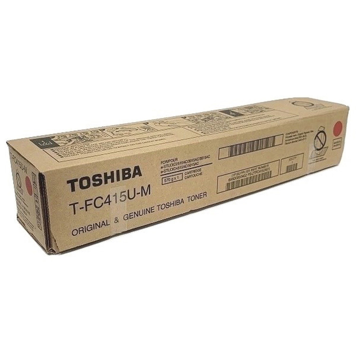 Toshiba Original Laser Toner Cartridge - Magenta - 1 Each