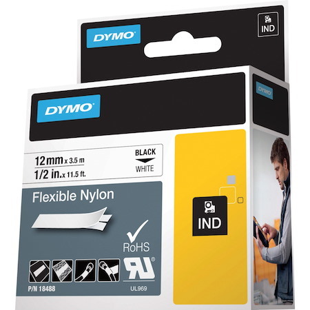 Dymo Rhino Flexible Nylon Labels
