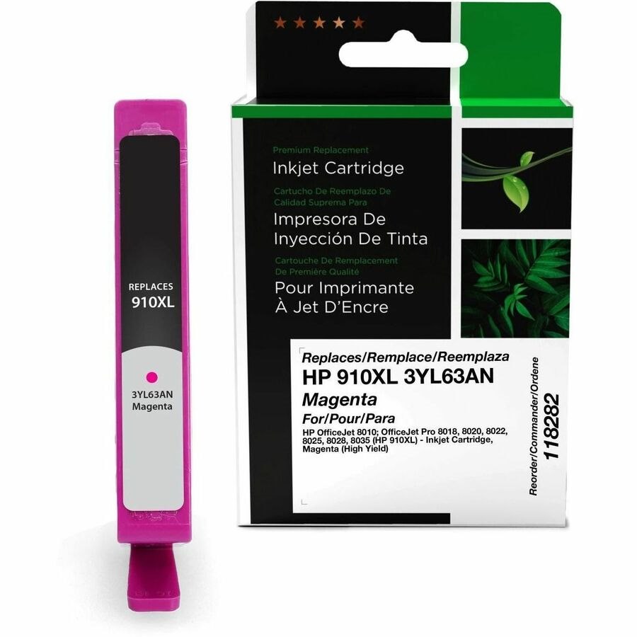 Clover Imaging Remanufactured High Yield Magenta Ink Cartridge for HP 910XL (3YL63AN)