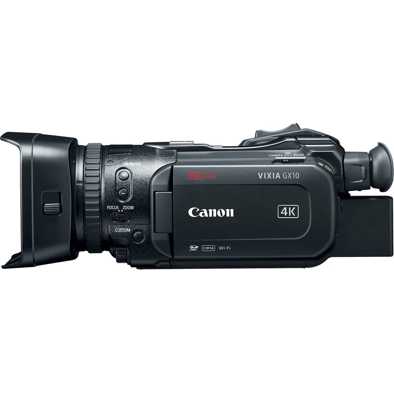 Canon VIXIA GX10 Digital Camcorder - 3.5" LCD Touchscreen - CMOS - 4K