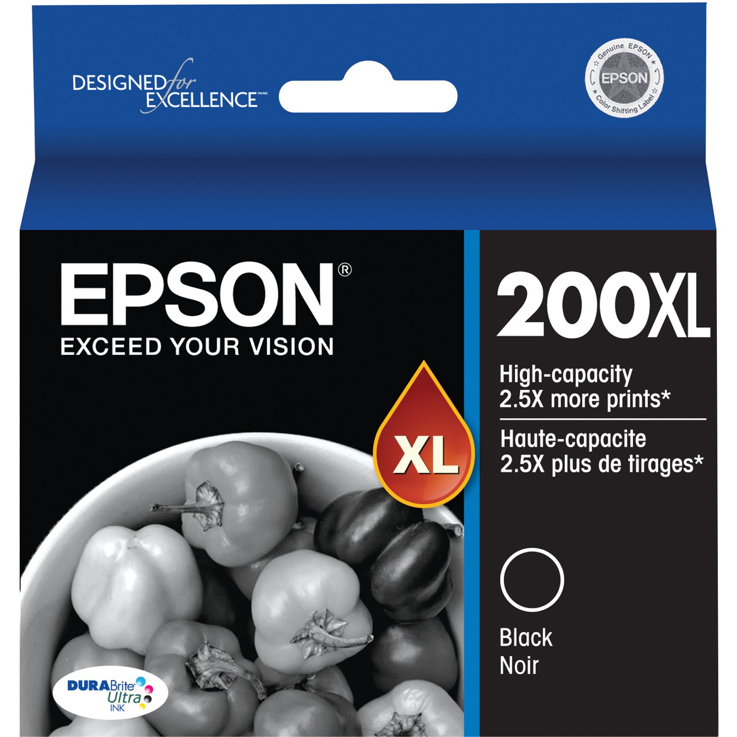 Epson DURABrite Ultra 200XL Original High Yield Inkjet Ink Cartridge - Black - 1 Pack