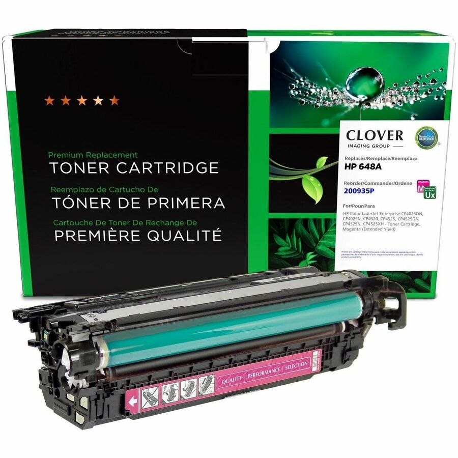Clover Imaging Remanufactured Extended Yield Magenta Toner Cartridge for HP CE263A