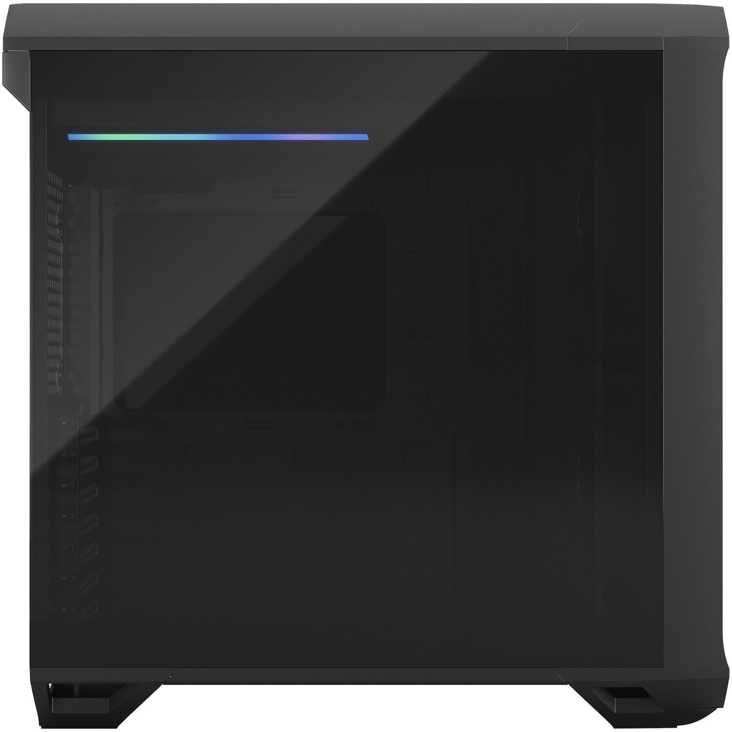 Fractal Design Torrent Compact Computer Case - ATX Motherboard Supported - Tower - Tempered Glass, Steel - Black, Grey