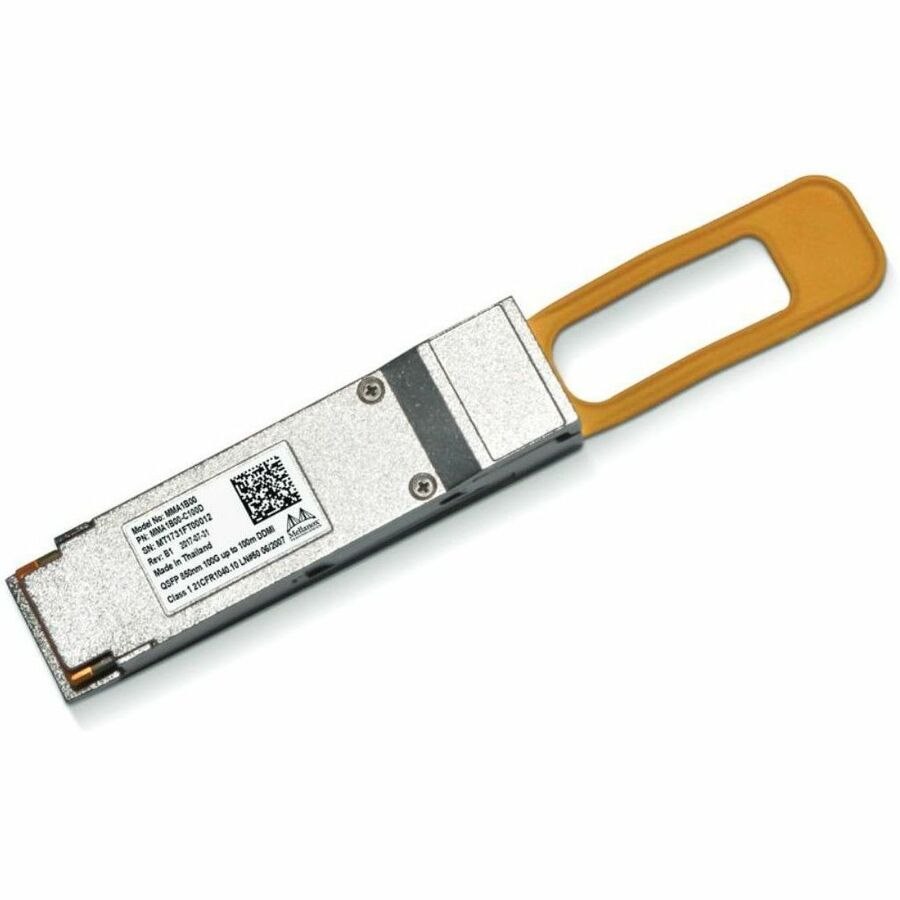 Nvidia Mellanox Optical Transceiver, 100Gbe, QSFP28, Mpo, 850NM, SR4, Up To 100M, Ddmi