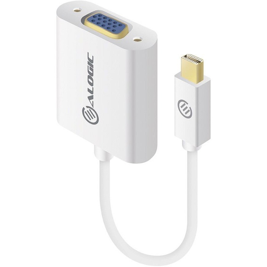 Alogic 15 cm Mini DisplayPort/VGA Video Cable for MAC, Ultrabook, Desktop Computer, Notebook, TV, Monitor, Projector, Video Device - 1