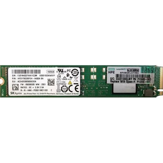 HPE 1.92 TB Solid State Drive - M.2 22110 Internal - PCI Express NVMe (PCI Express NVMe x4)