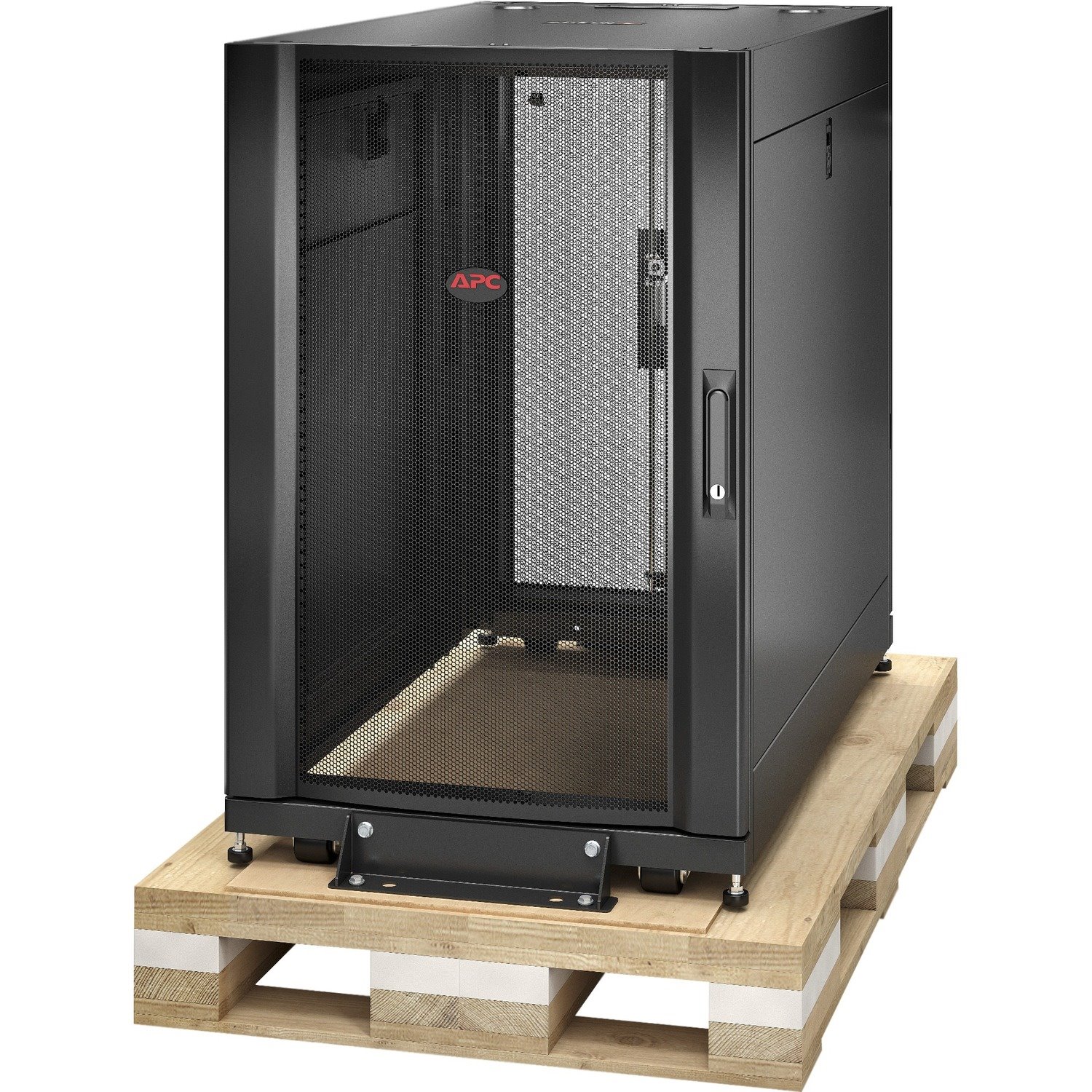 APC NetShelter SX, Server Rack Enclosure, 18U, Shock Packaging, Black, 925H x 600W x 1070D mm [TAA]