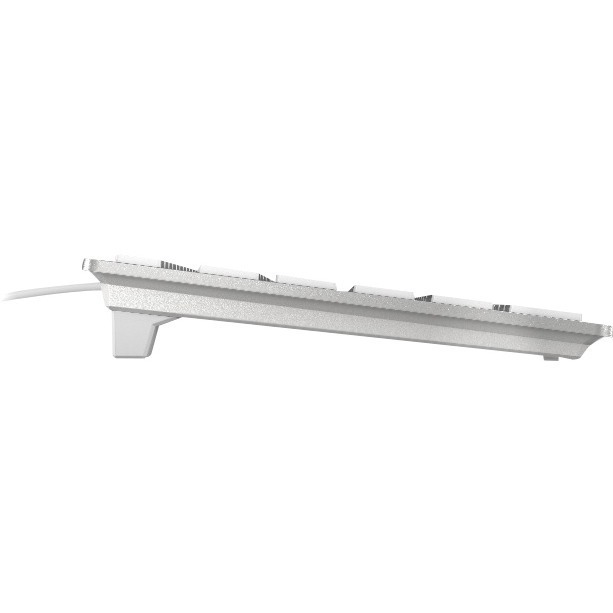 CHERRY KC 6000 Keyboard - Cable Connectivity - USB Interface - Pan-Nordic - Silver