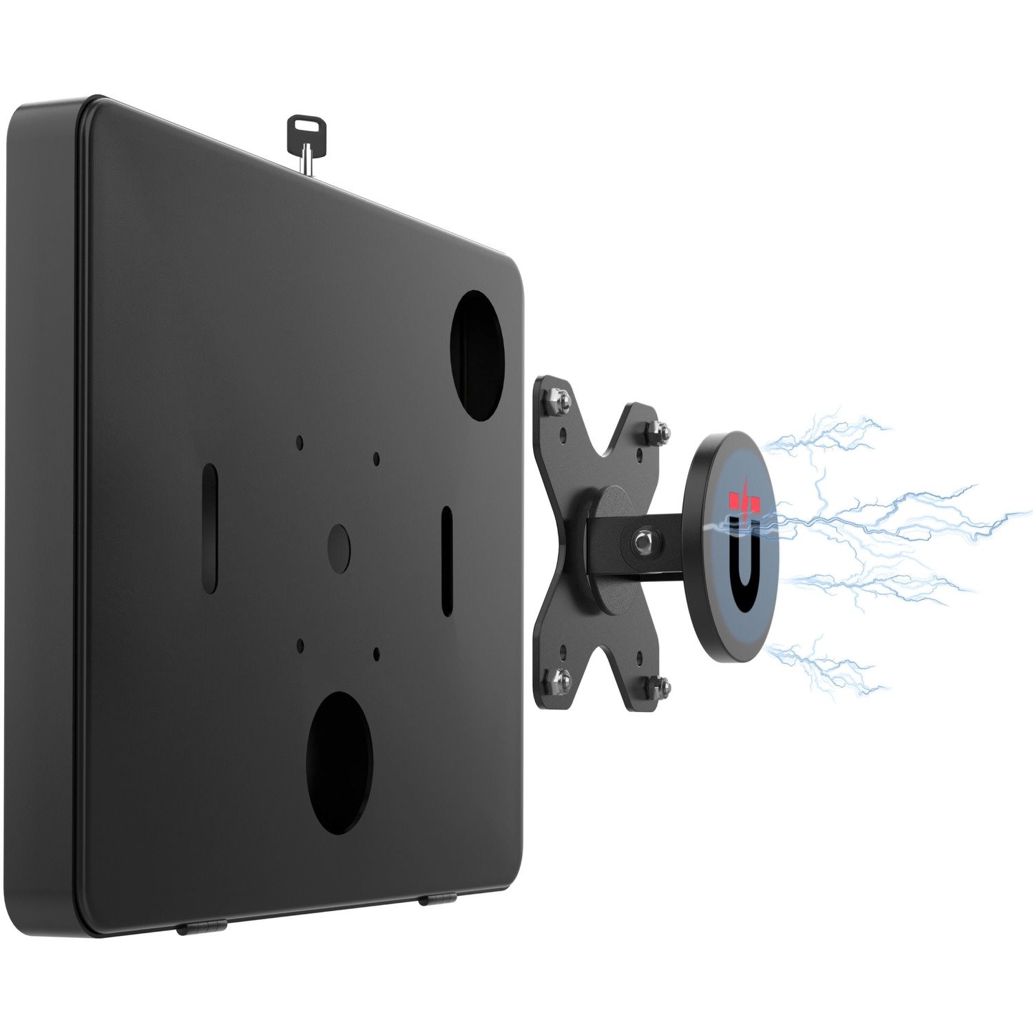 CTA Digital Heavy-Duty Magnetic Mount with Universal Paragon Security Tablet Holder