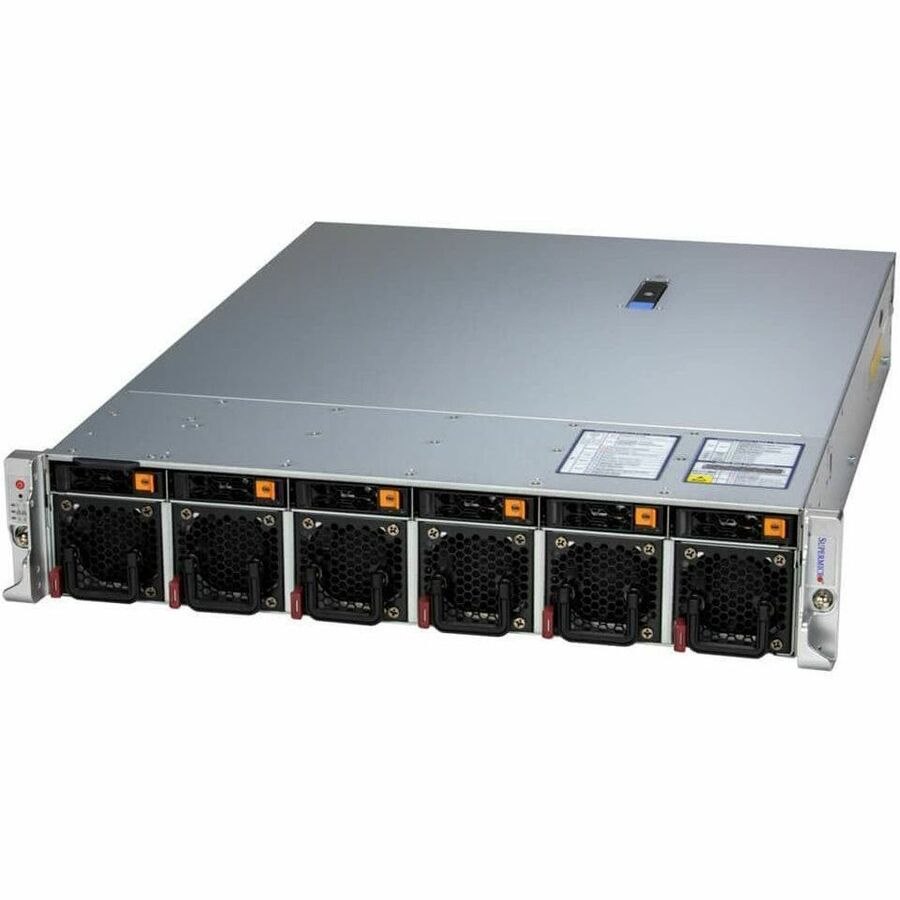 Supermicro SuperServer SYS-221HE-TNRD Server Barebone System - 2U Rack-mountable - Socket LGA-4677 - 2 x Processor Support