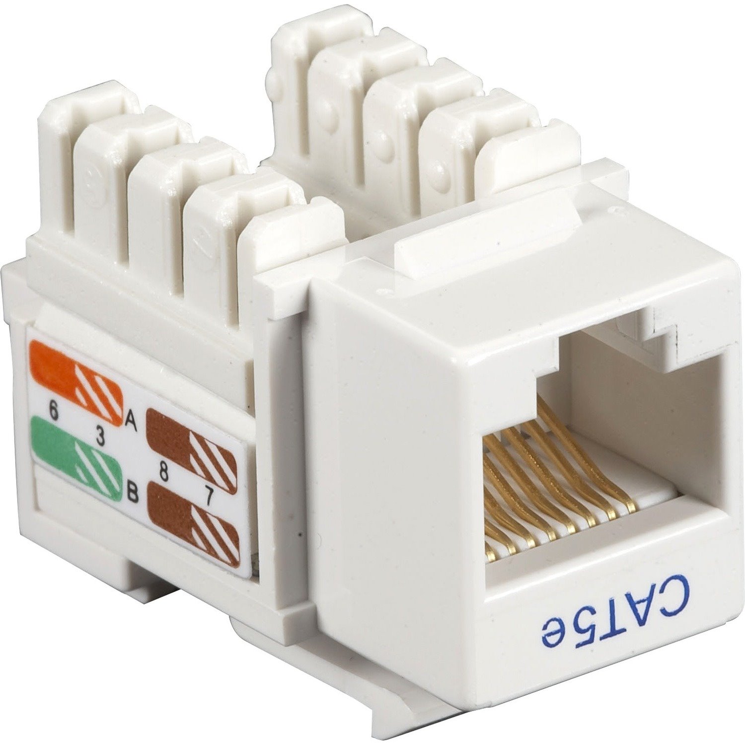 Black Box CAT5e Value Line Keystone Jack, White