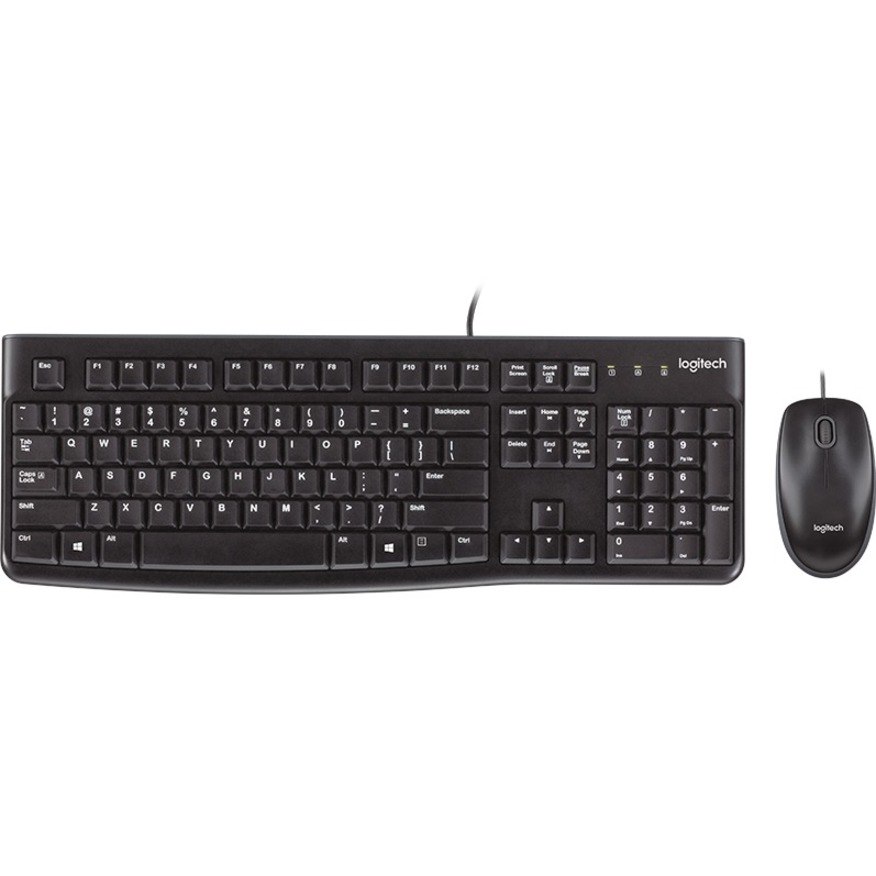Logitech MK120 Keyboard & Mouse - Russian, English