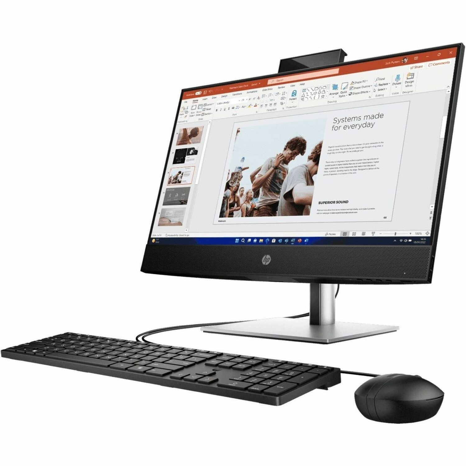 HP ProOne 440 G9 All-in-One Computer - Intel Core i5 12th Gen i5-12500 - 16 GB - 256 GB SSD - 23.8" Full HD - Desktop