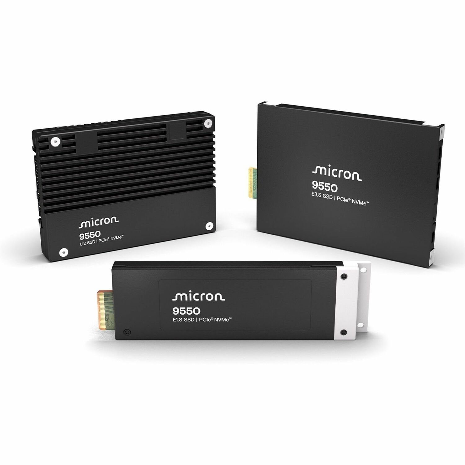 Micron 9550 PRO 3.75 TB Solid State Drive - E1.S (15 mm) Internal - PCI Express NVMe