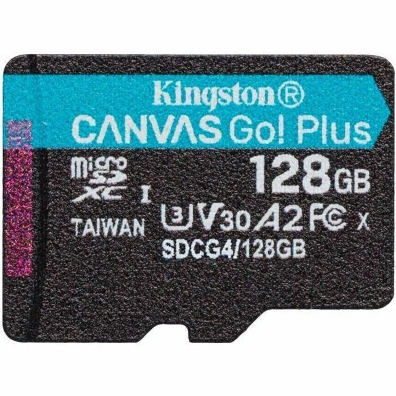 Kingston Canvas Go! Plus 128 GB Class 10/UHS-I (U3) V30 microSDXC