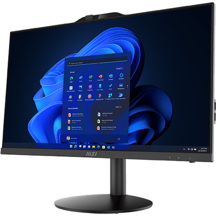 MSI PRO AP242 12M-217US All-in-One Computer - Intel Core i7 12th Gen i7-12700 - 16 GB - 500 GB SSD - 23.8" Full HD - Desktop - Black