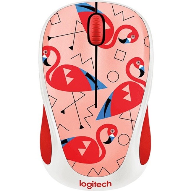 Logitech Party Collection M238 Mouse - Radio Frequency - USB - Optical - 3 Button(s)