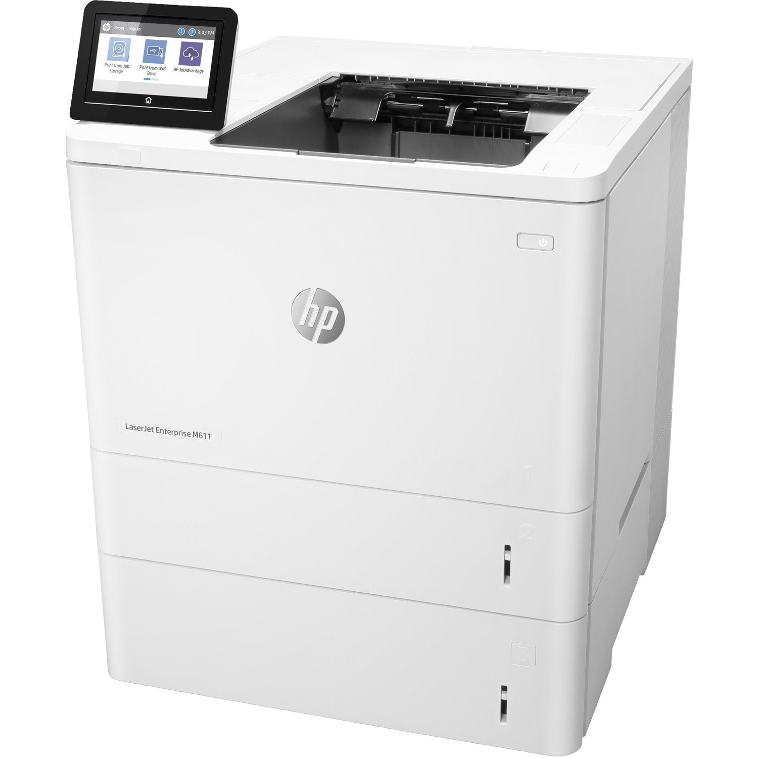 HP LaserJet Enterprise M611x Desktop Laser Printer - Monochrome